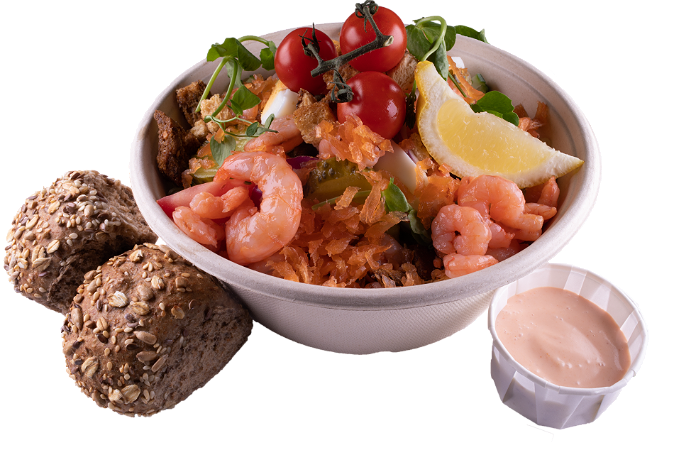 Vis-trio salade