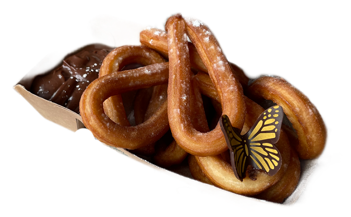 Churros met nutella