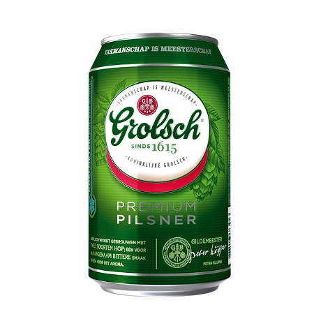 Blikje grolsch