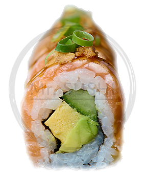 Flamed Salmon Roll