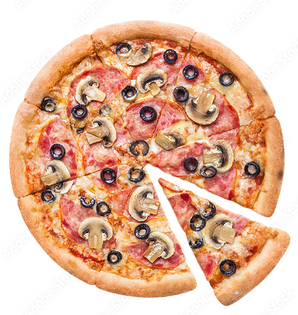 Test pizza